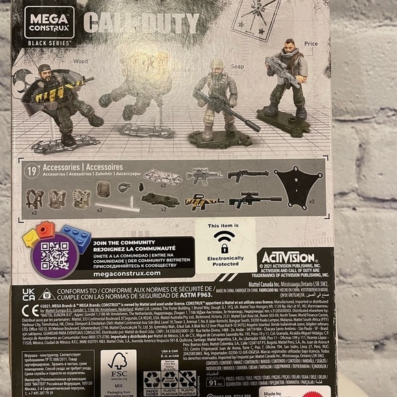 Mega Construx Call of Duty black series battle Royale airdrop action figure set - Picture 2 of 2